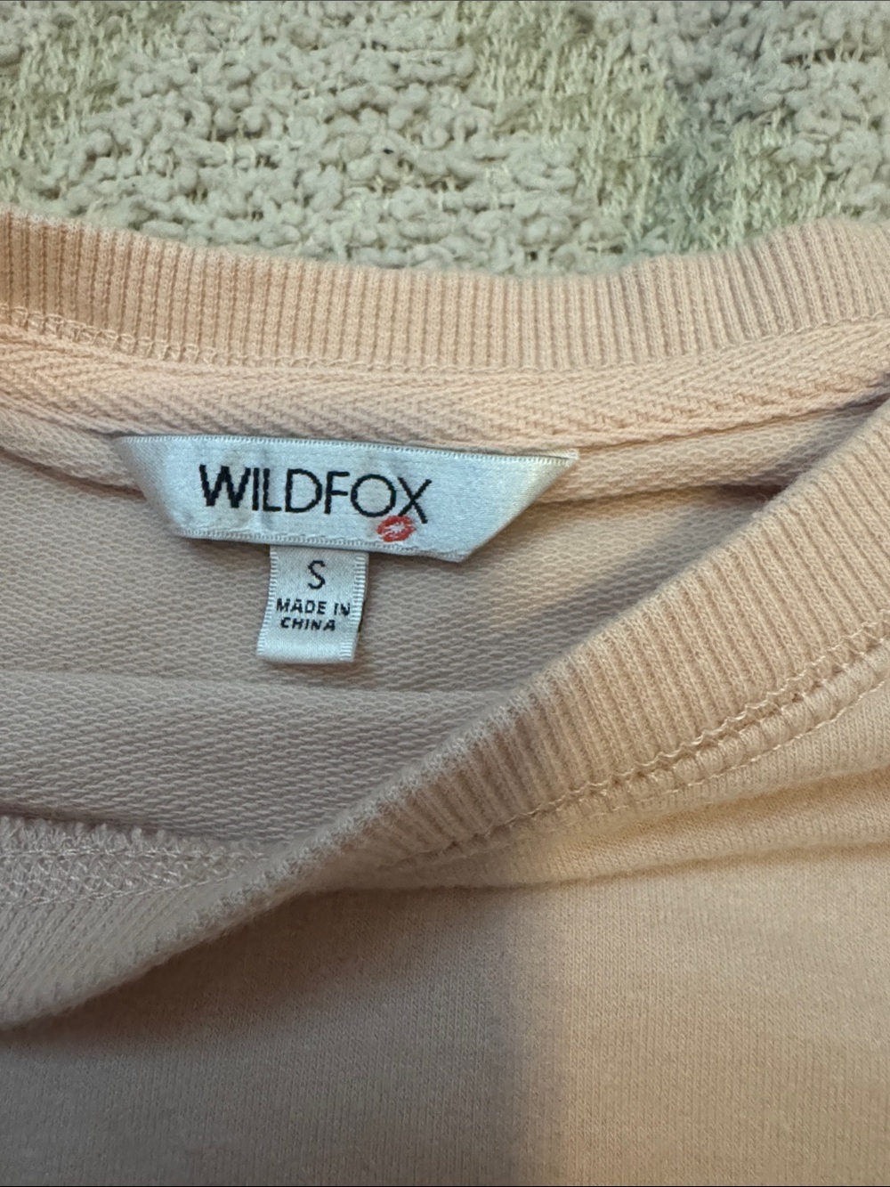 Wildfox But First, Cocktails Graphic Sweatshirt Pink Pullover Size Small - Picture 2 of 4